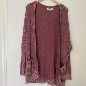 Pink cardigan